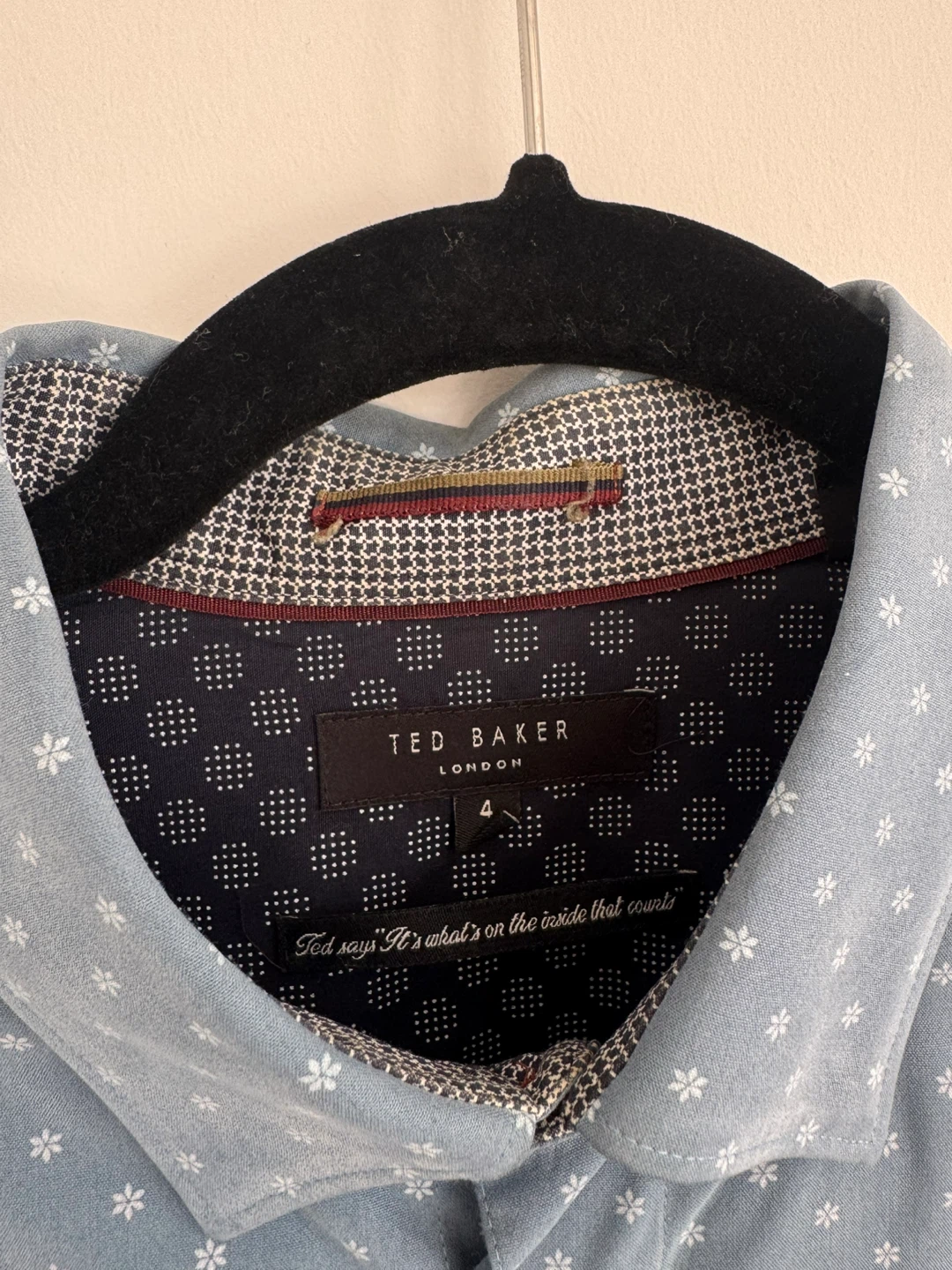 Ted Baker Blue Floral Dress Shirt - photo 3