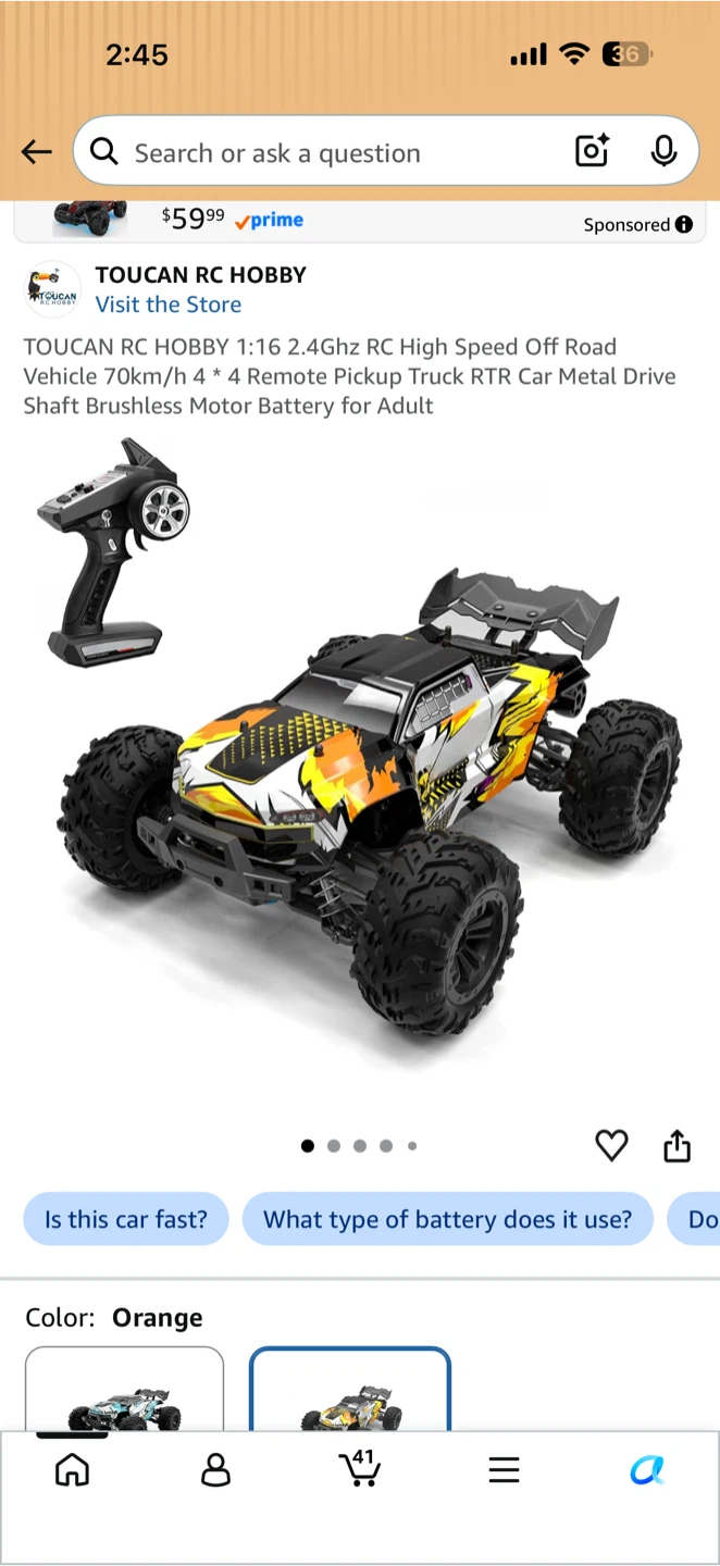 ScharkSpark 4WD RC Monster Truck