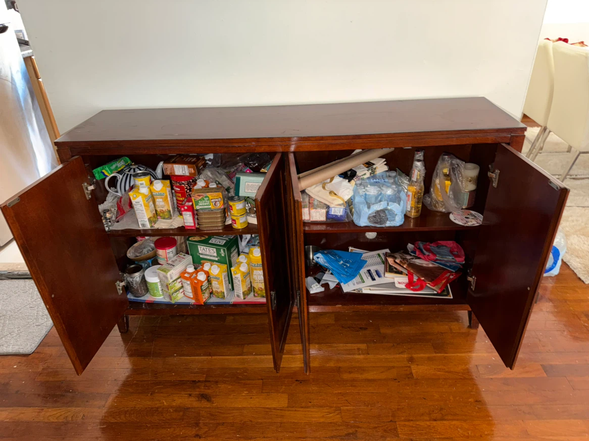 Wooden Sideboard with Decorative Doors - photo 3