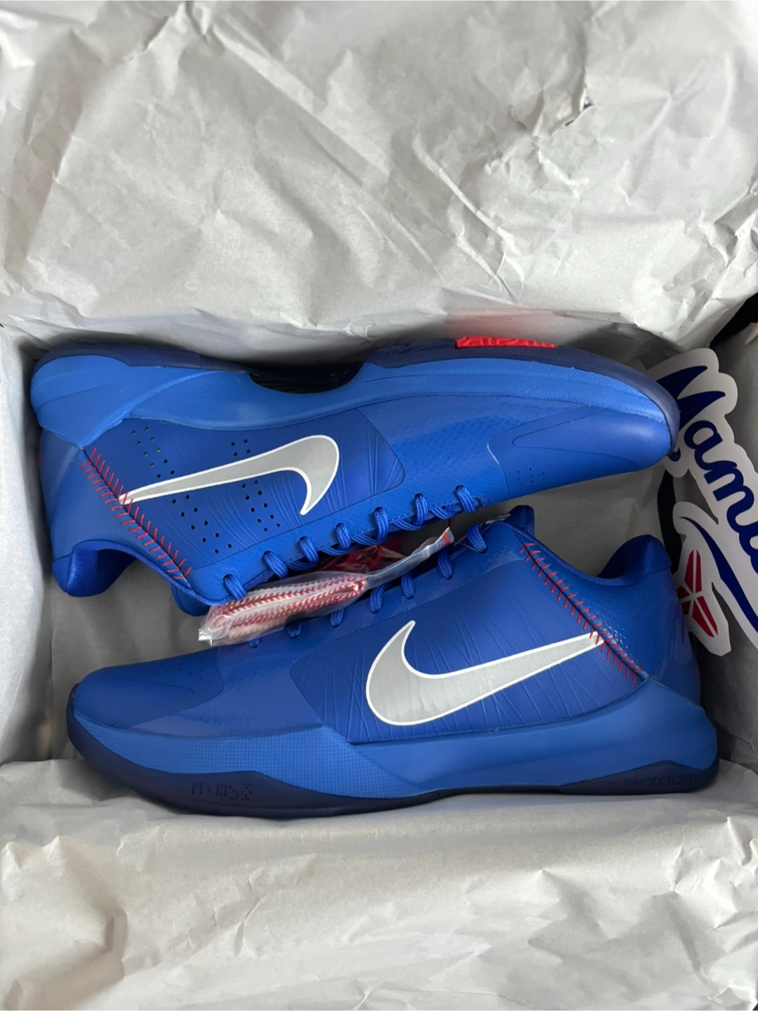 Kobe 5 Dodgers size 13 Men’s/14.5 Women’s