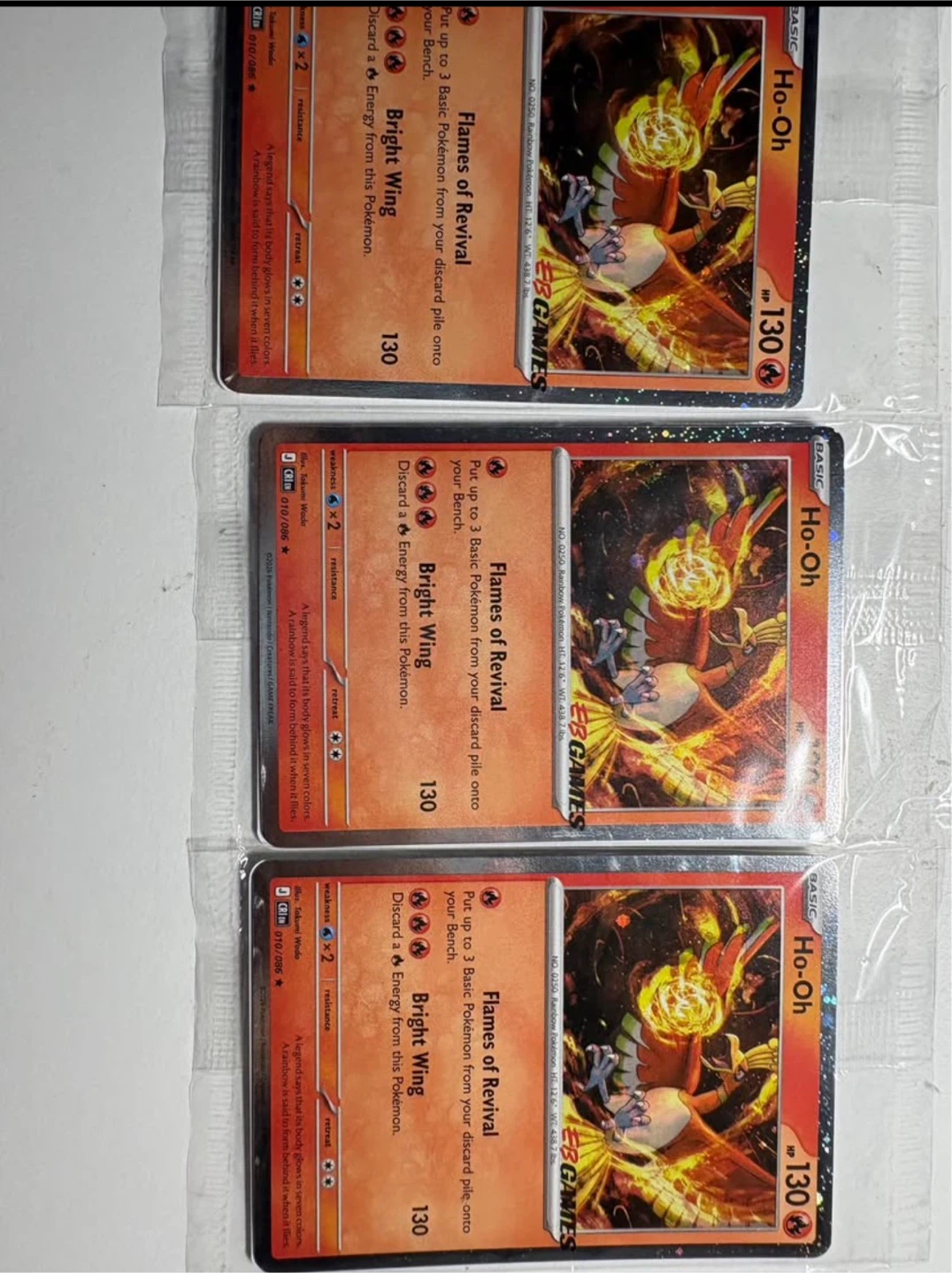 Ho-Oh Pokémon TCG Promo Card