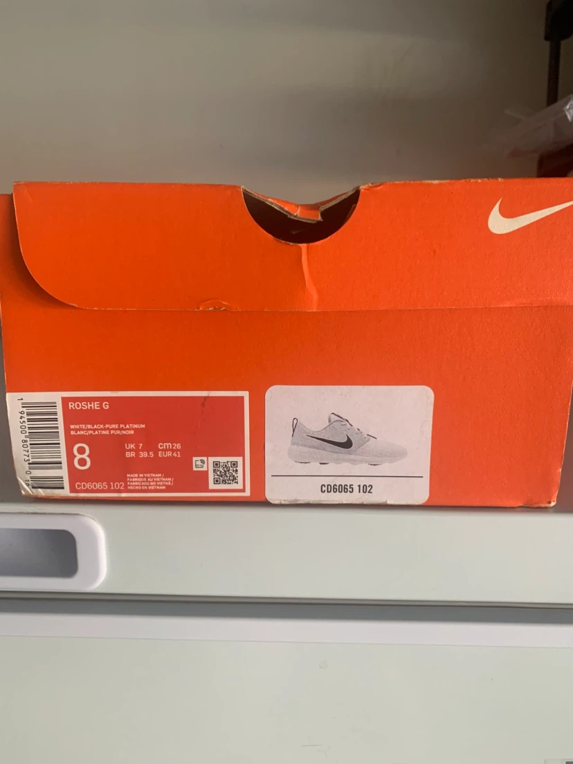 Nike Roshe G Golf Shoes White/Black Size 8 - photo 4