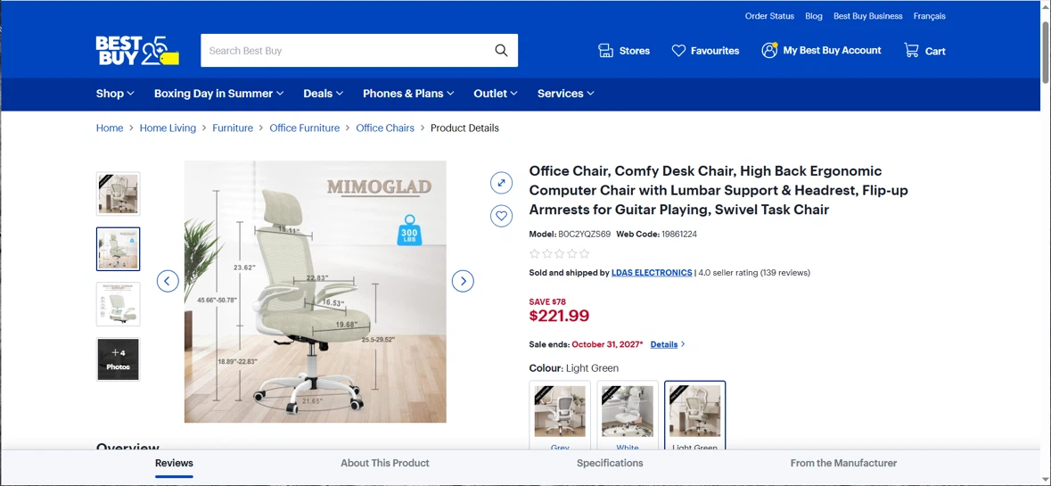 Ergonomic Office Chair - - photo 4