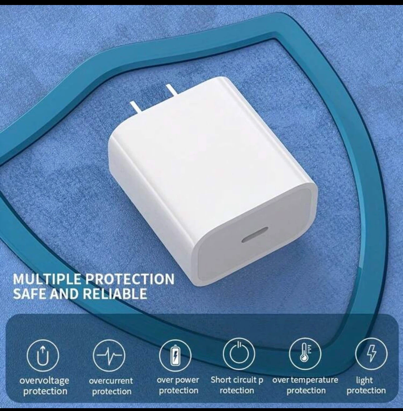 Phone Charger PD 20W Fast Charging + 3.3FT/100cm - photo 2