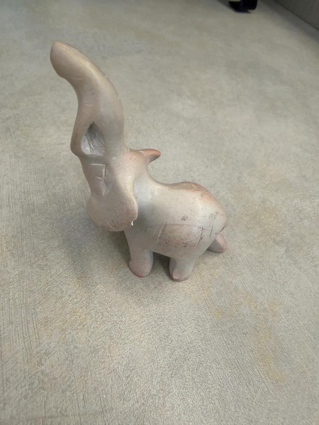 Stone Elephant Figurine - photo 2