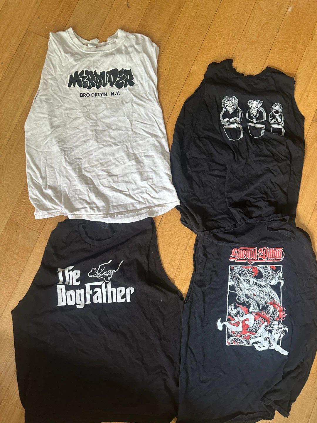 VINTAGE $10 T SHIRT CUTOFFS BASEBALL CAPS ROCK BAND SPORTS - photo 4