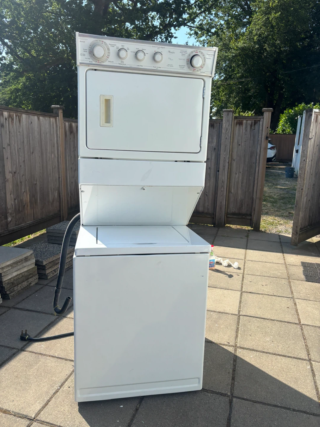 Whirlpool Stackable Washer and Dryer