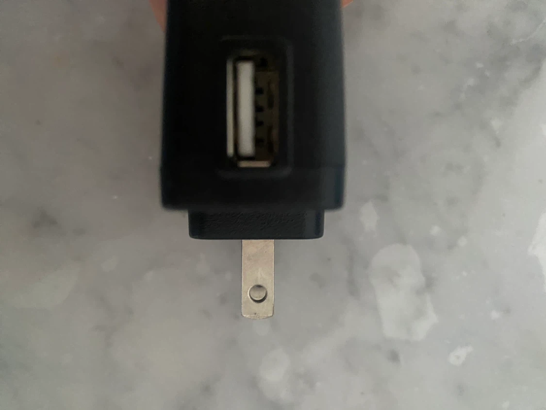 Black USB Wall Charger Adapter