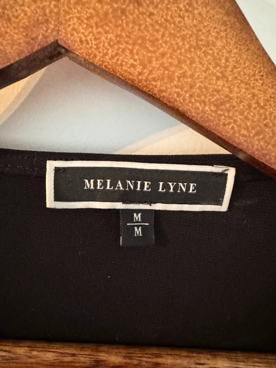 Melanie Lyne Black Sleeveless Wrap Top - Size M - photo 2