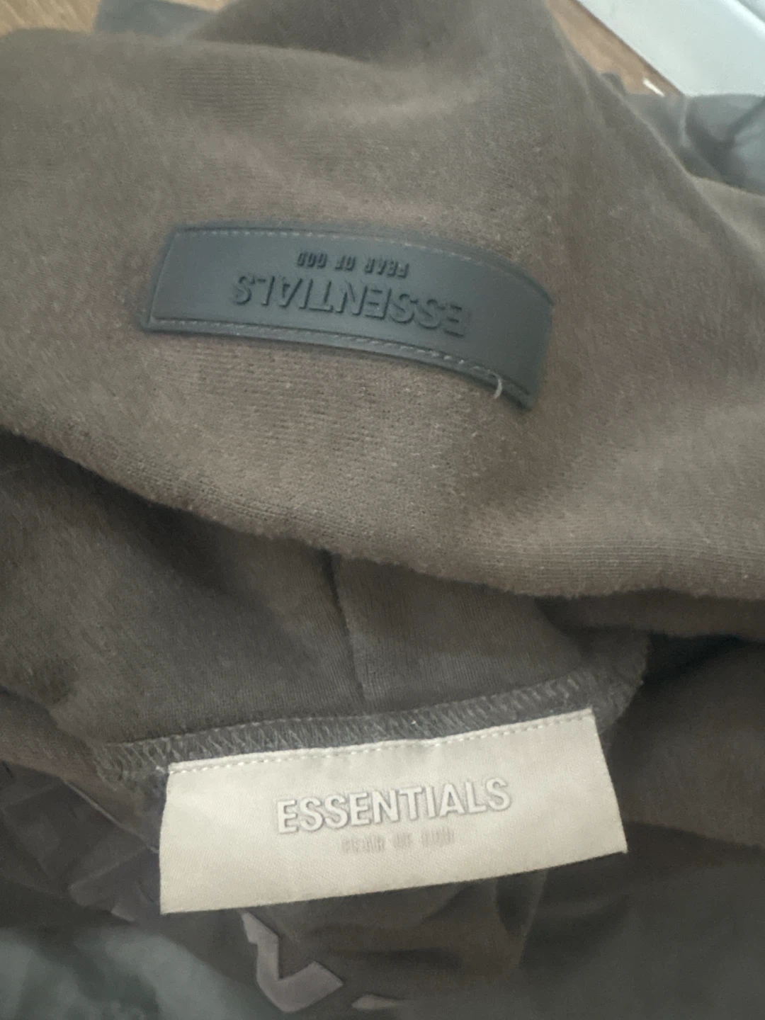 Fear of God Essentials Hoodie - Cloud Dance - photo 4