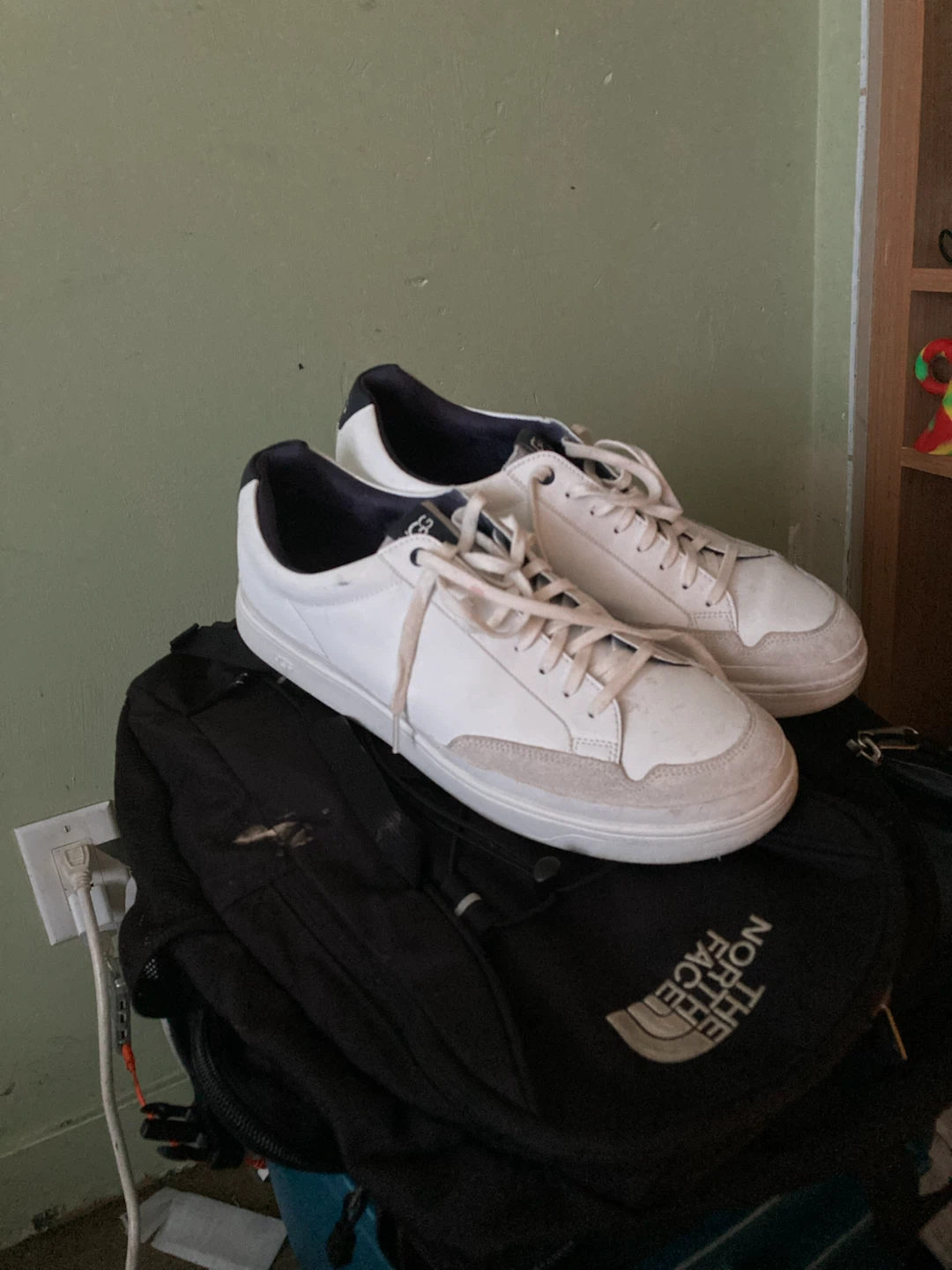 UGG White Leather Sneakers