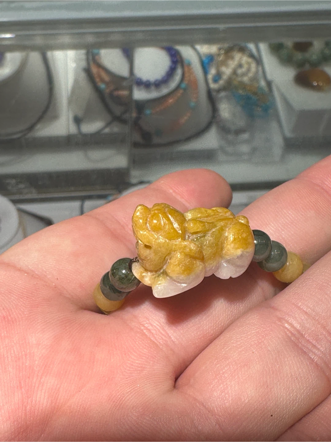 Jade Pixiu Beaded Bracelet - photo 2