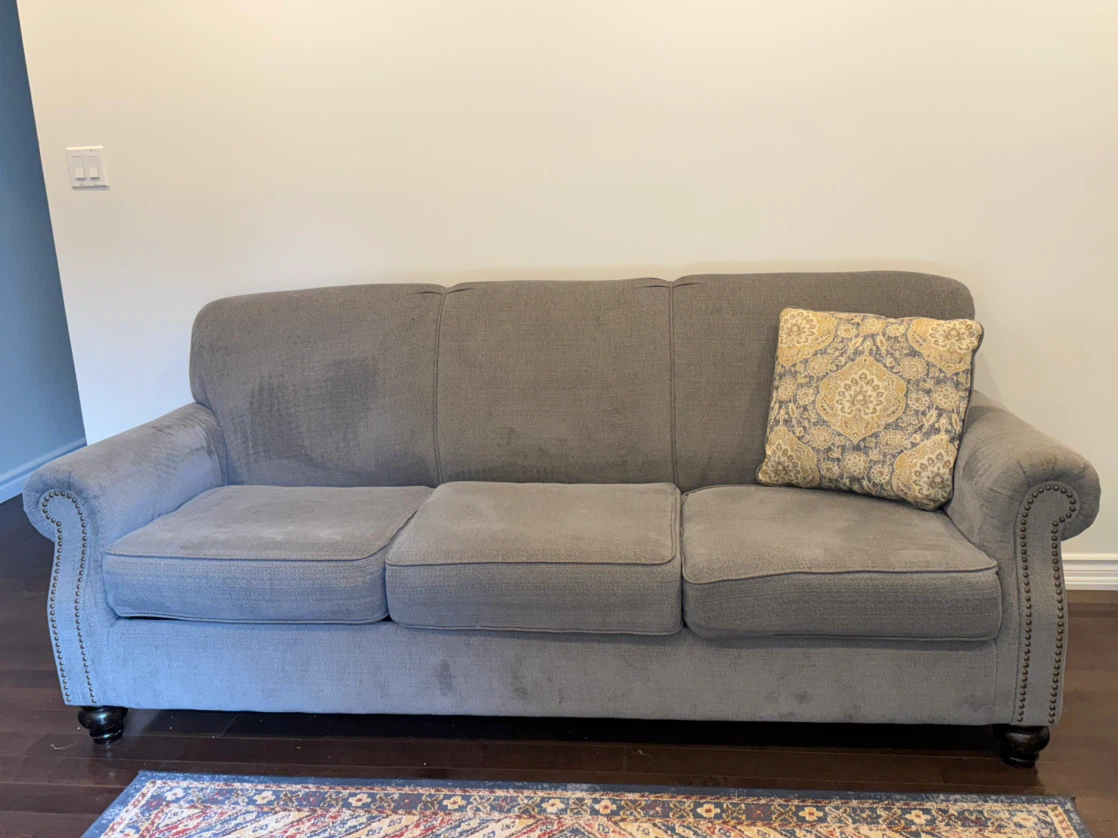 Grey Sofa & Loveseat