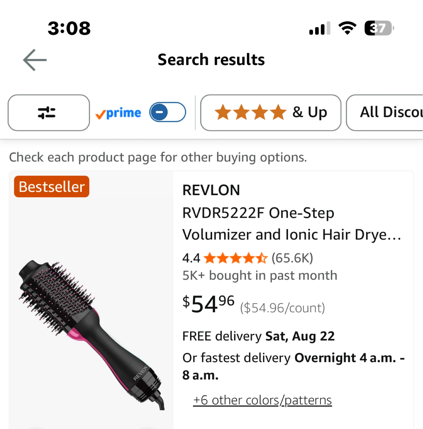 Revlon One-Step Volumizer Hair Dryer and Hot Air Brush - photo 2