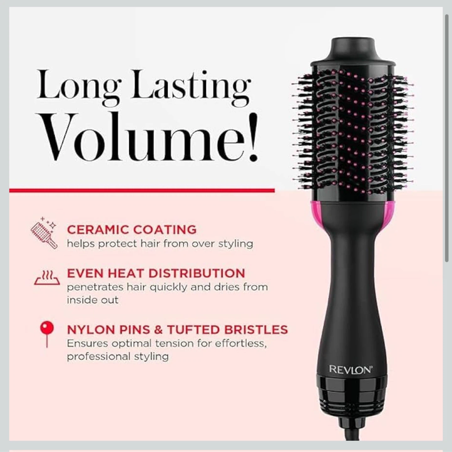 Revlon One-Step Volumizer Hair Dryer and Hot Air Brush - photo 4