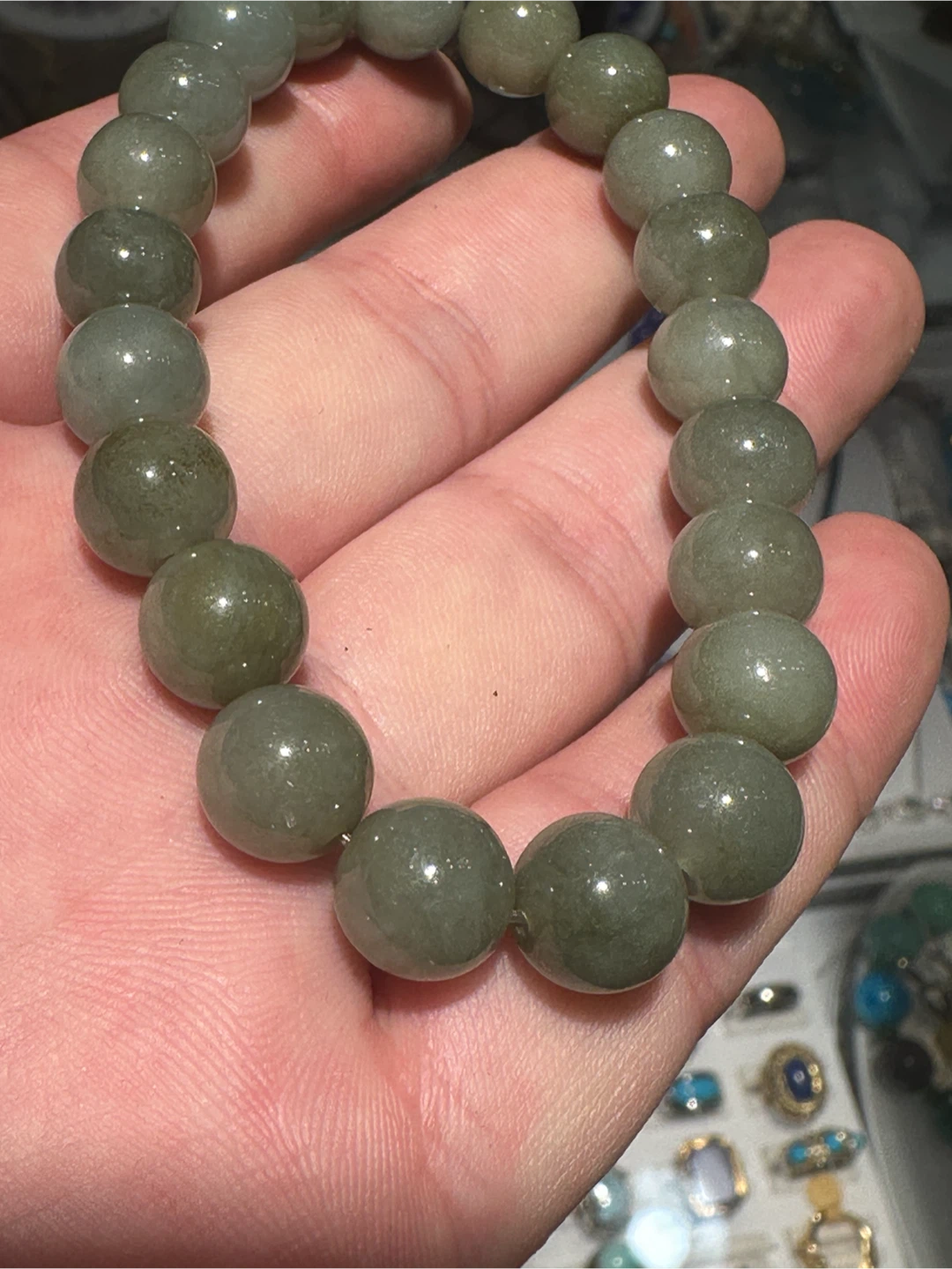 Jade Beaded Bracelet - photo 3