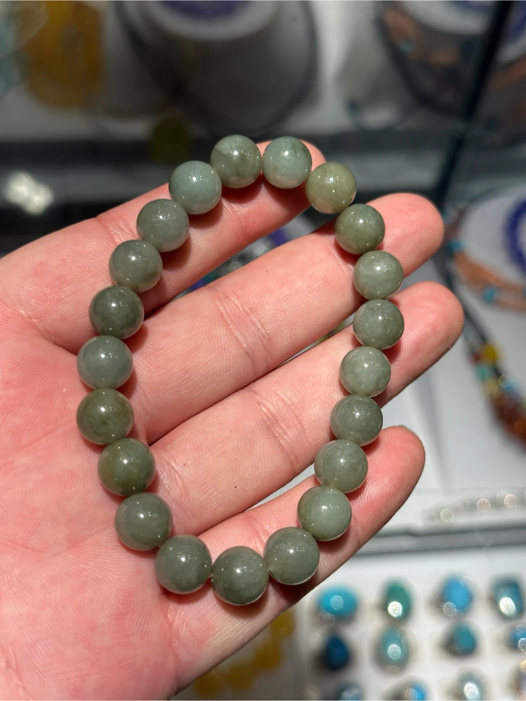 Jade Beaded Bracelet - photo 2
