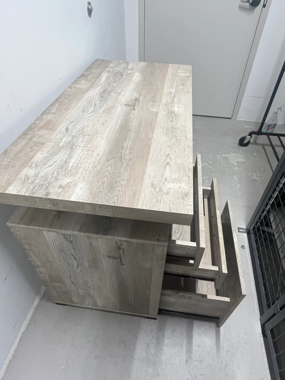 Wood Grain Desk with Drawers 120 &60 &77 cm H - photo 2