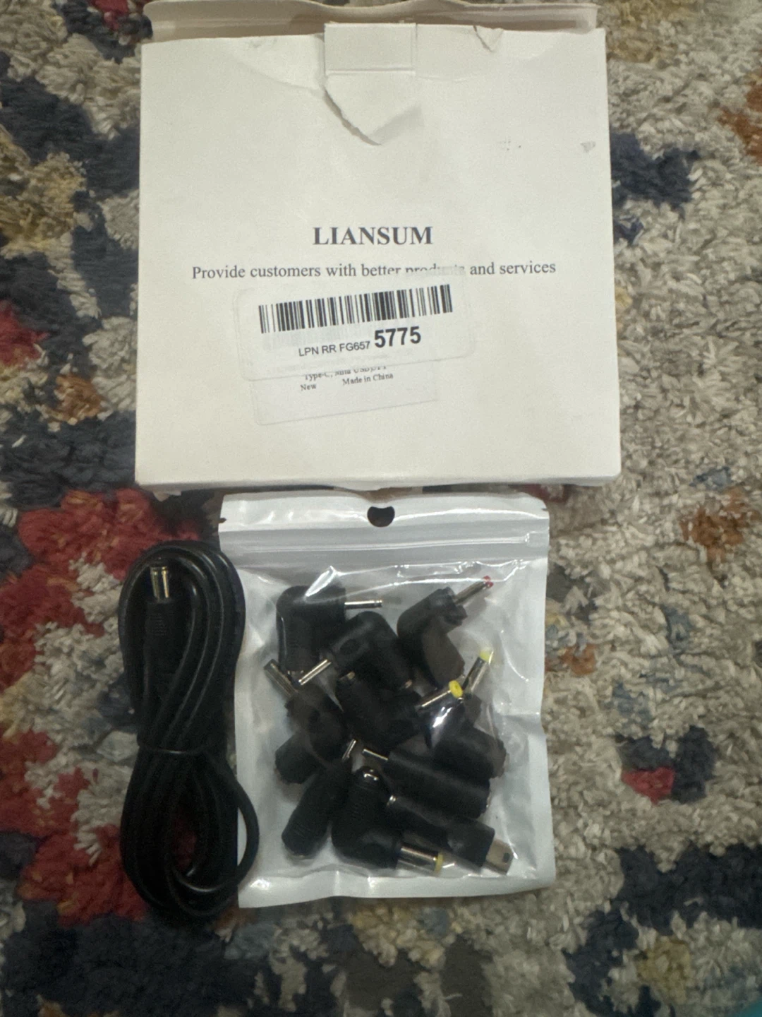 LIANSUM USB to DC 5V Power Cord with 10  Connectors