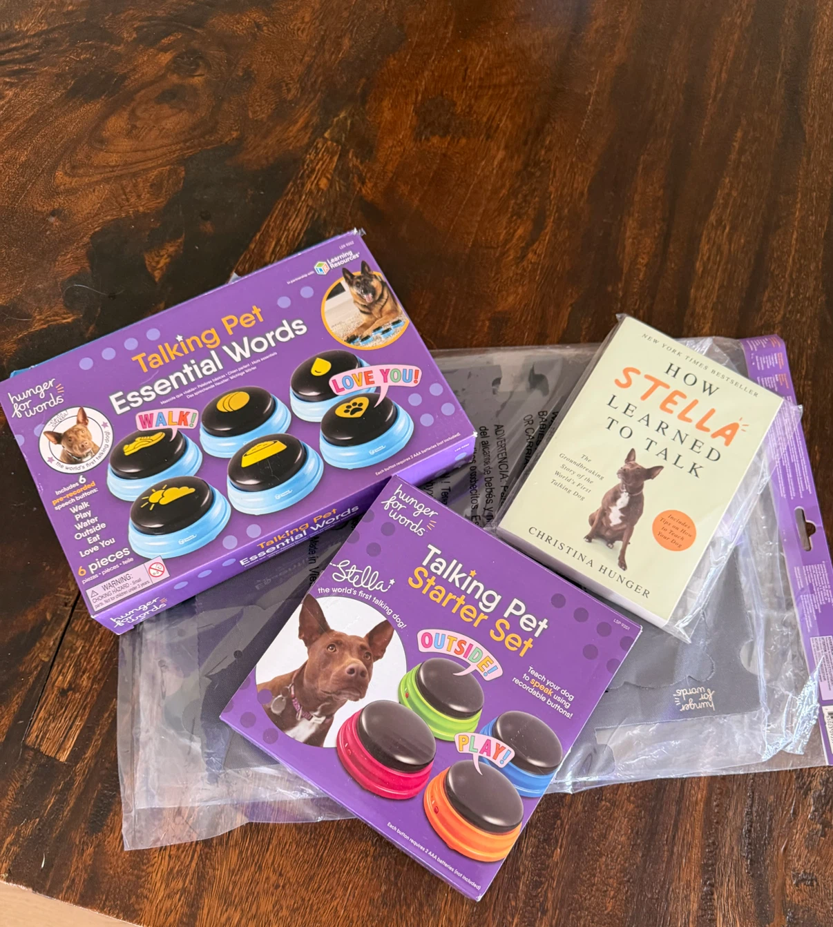 Hunger for Words Talking Pet Essential Words & Starter Set