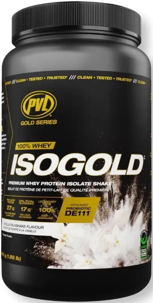 PVL ISOGOLD Vanilla Milkshake Protein Powder 1.85 lb