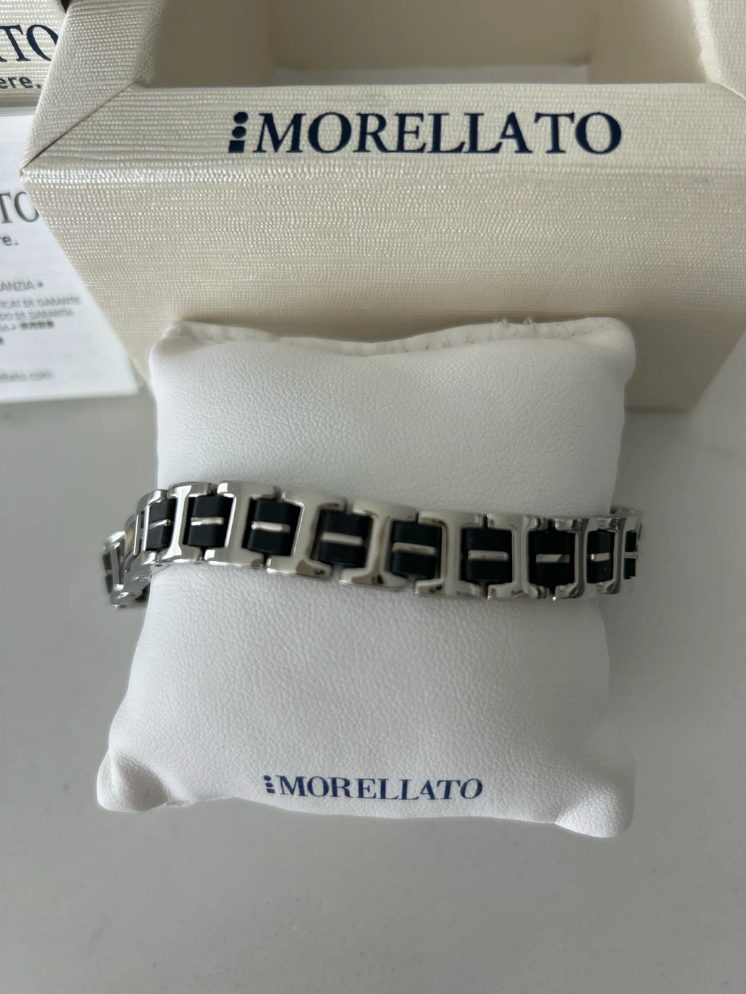 Morellato Stainless Steel and Black Bracelet - photo 2