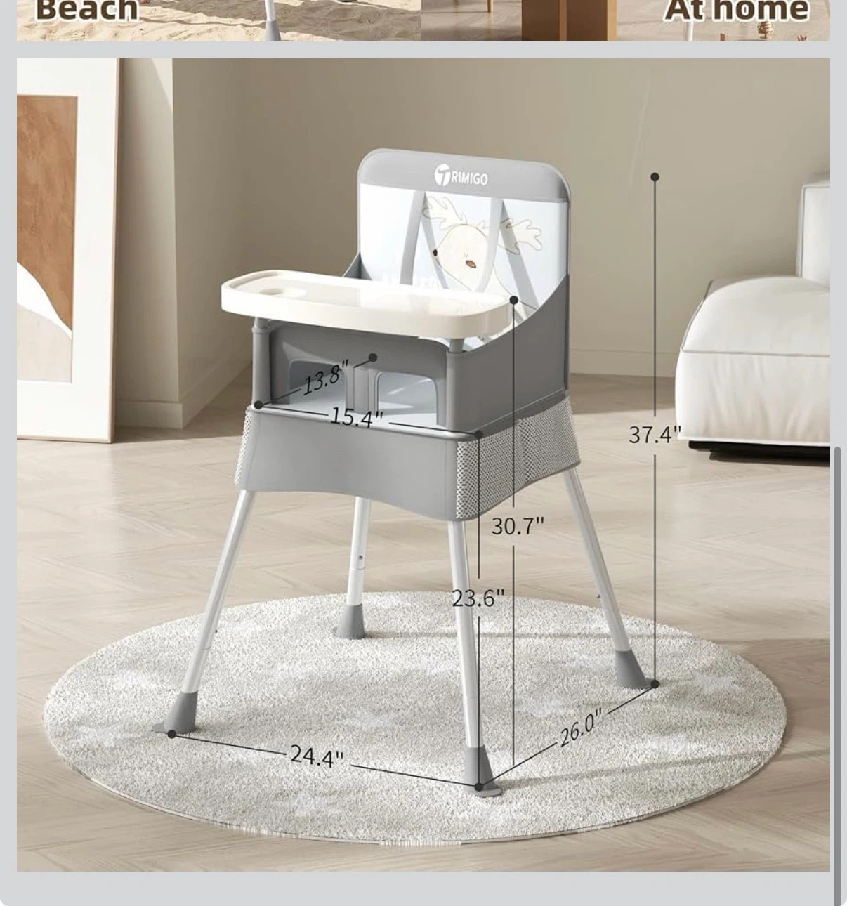 Baby portable high chair