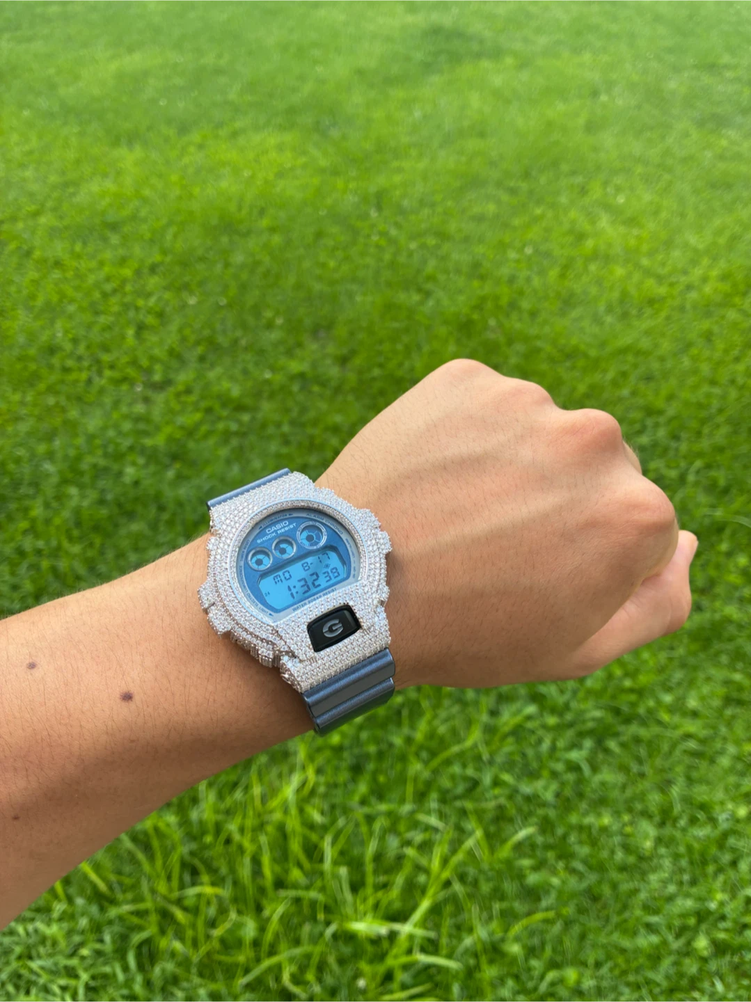 Iced Out Moissanite G-Shock Watch - photo 2