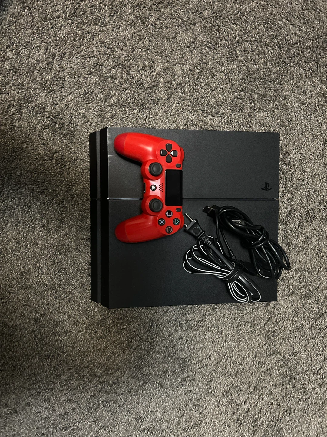 PS4 Original 500GB + Red Controller | Fully Working