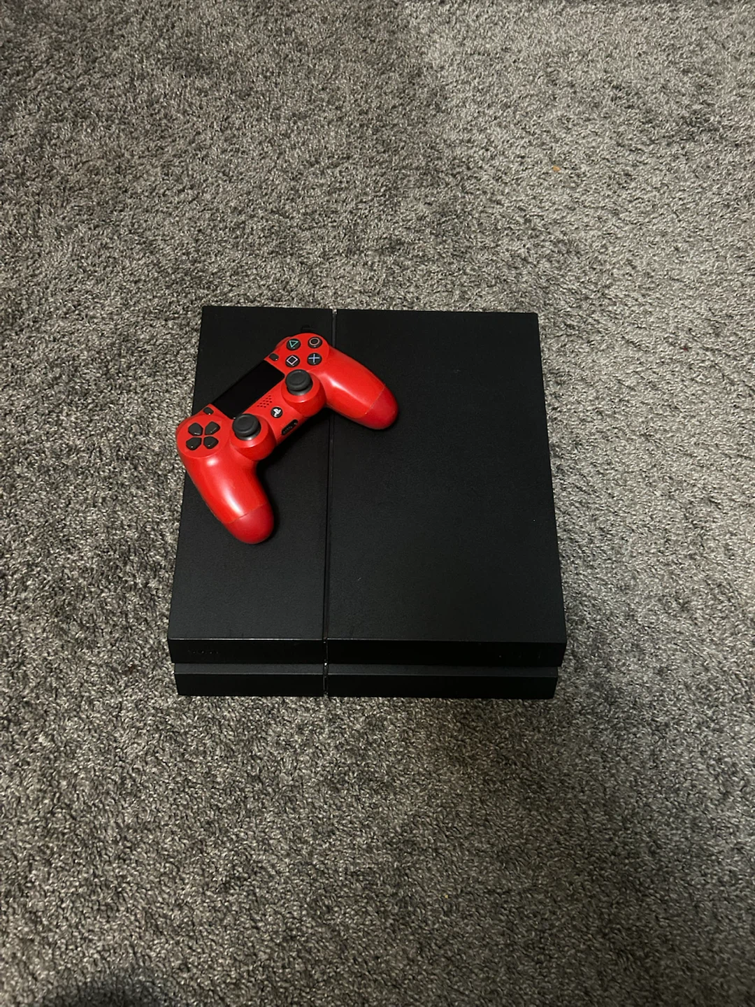 PS4 Original 500GB + Red Controller | Fully Working - photo 2