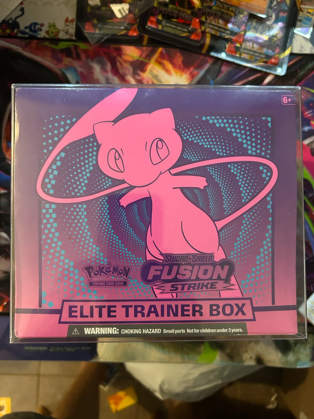 Pokemon Fusion Strike ETB with case. Has tear