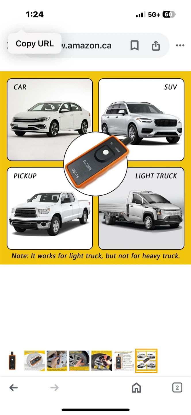 PACLVIQ EL-50448 TPMS Relearn Tool - photo 3