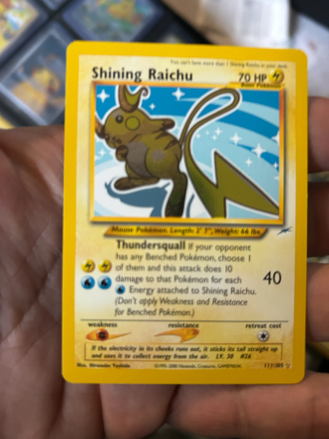 Shining Raichu NM