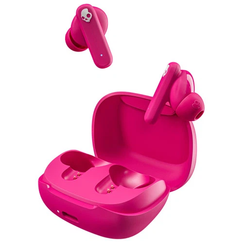 Skullcandy Pink Wireless Earbuds