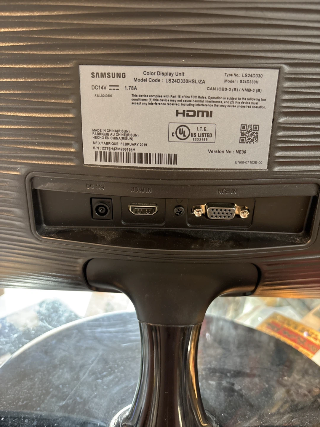 Samsung 24" Monitor LS24D330H - photo 4