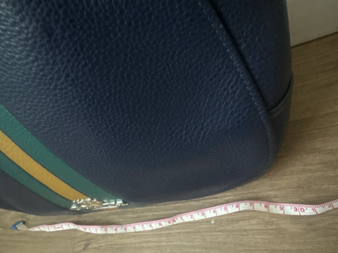 Coach Navy Leather Shoulder Bag - photo 2