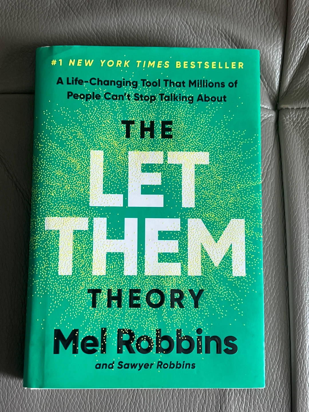 The Let Them Theory Book by Mel Robbins (hardcover)