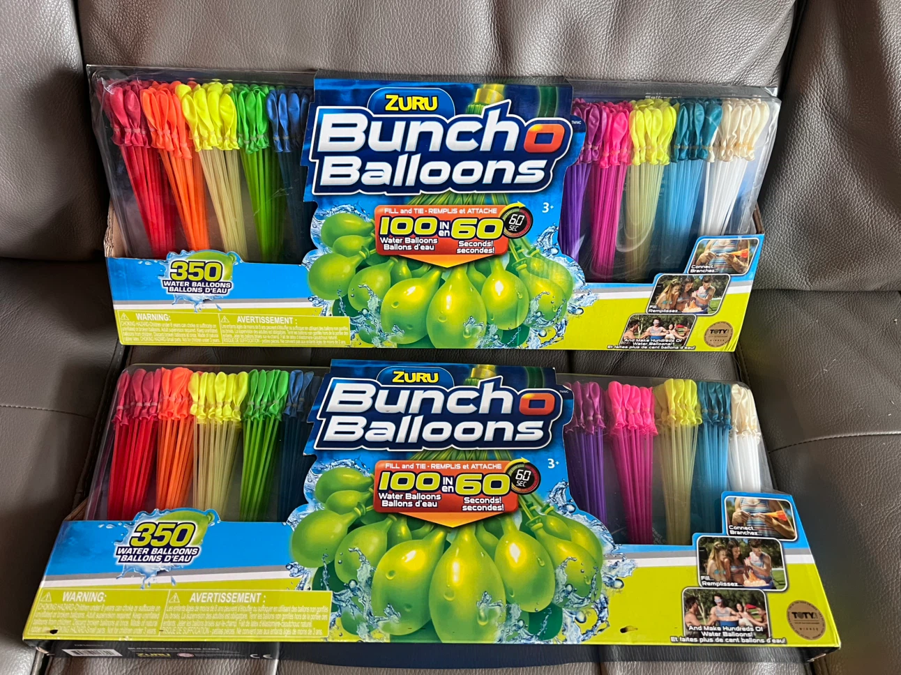 Zuru Bunch O Balloons. Two boxes 380 balloons