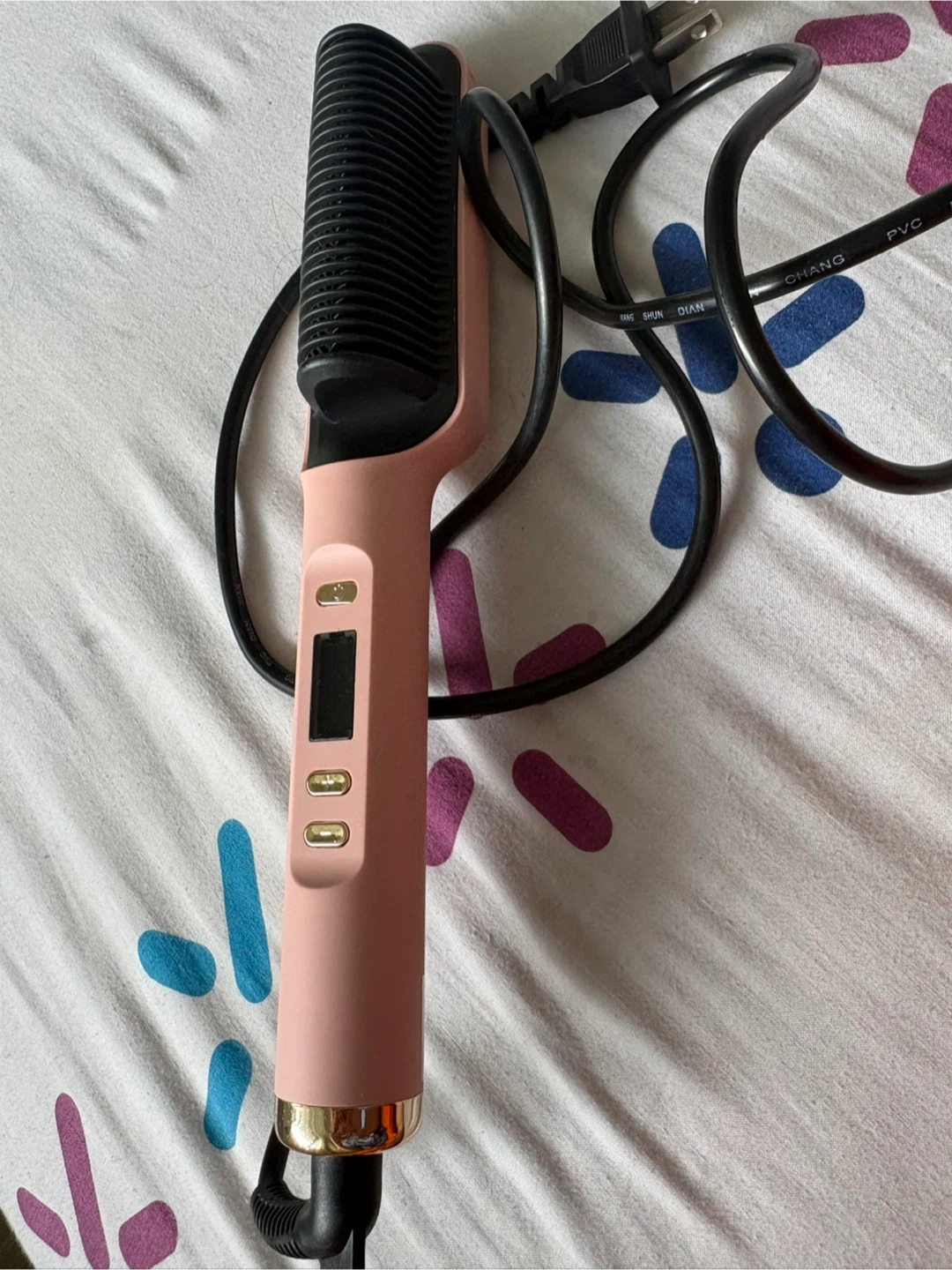 Pink Straight Hair Comb - photo 3