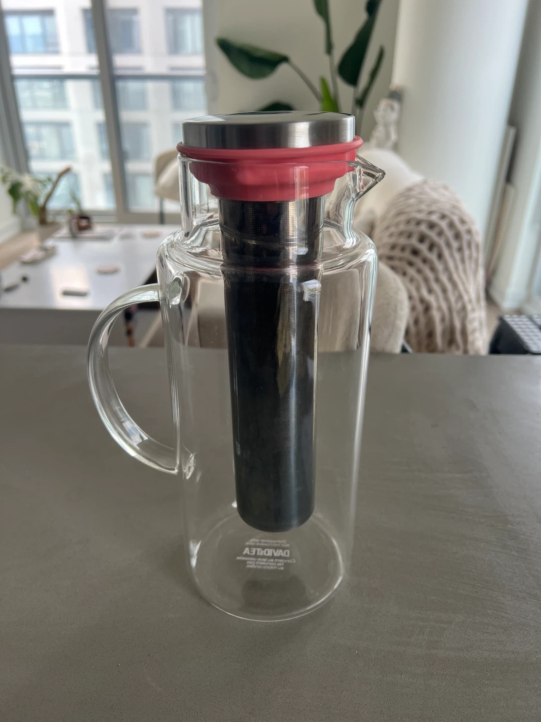 DAVIDsTEA Glass Tea Infuser Pitcher
