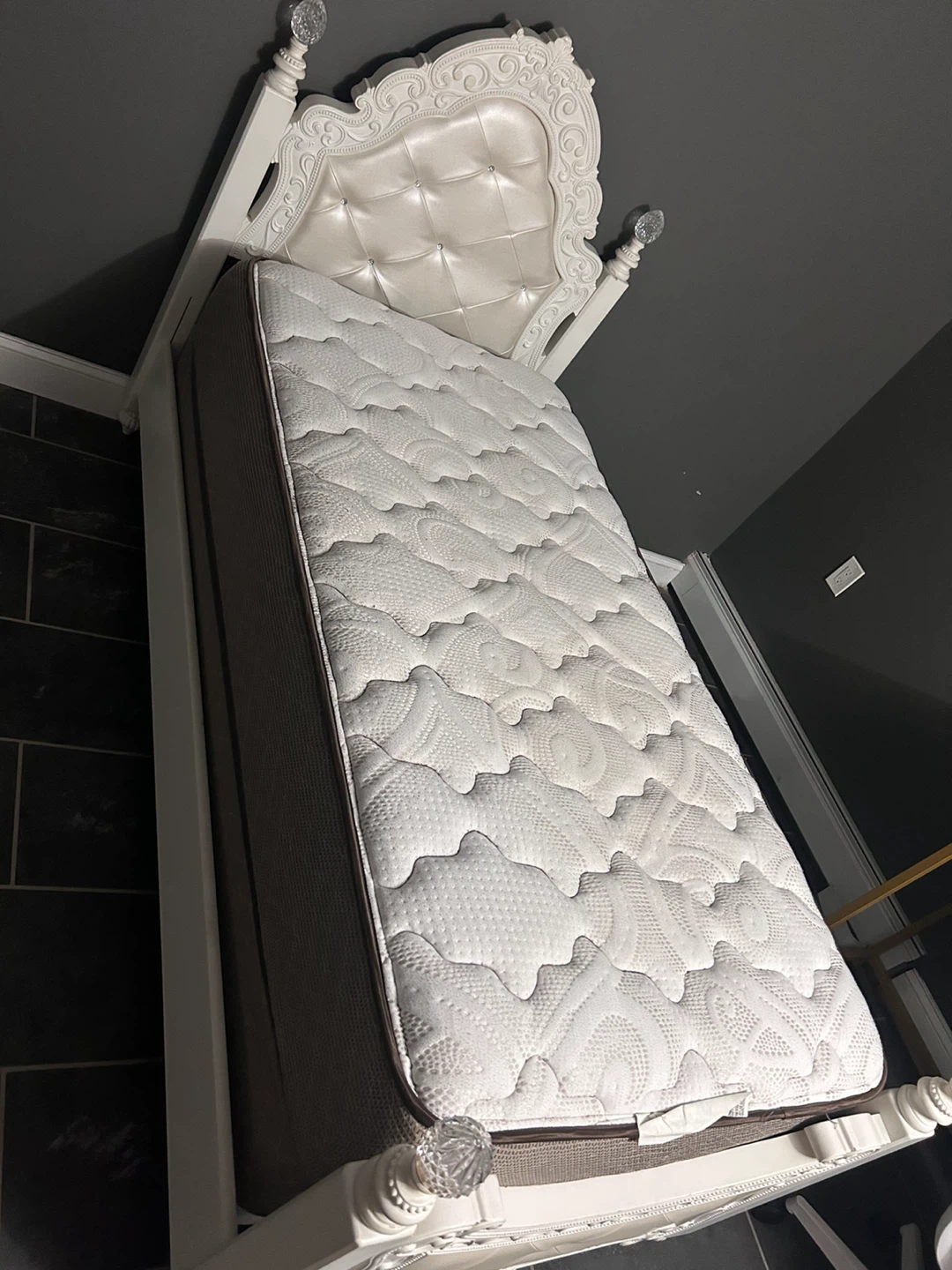 Serta 12 Inch Hybrid Mattress with Bed Frame