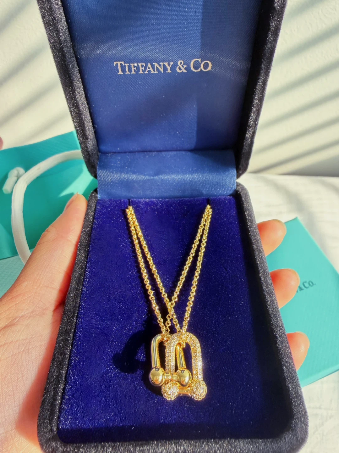 Tiffany & Co. HardWear Diamond Double Link Pendant Necklace - photo 2