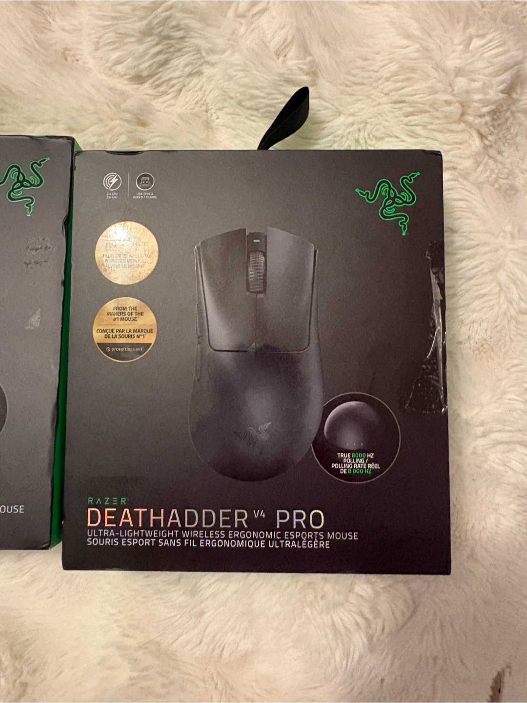 Razer DeathAdder V4 Pro Wireless Ergonomic Esports Mouse