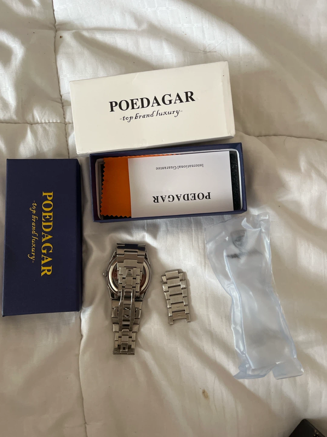 POEDAGAR Quartz Watch with Extra Bracelet Links - photo 4