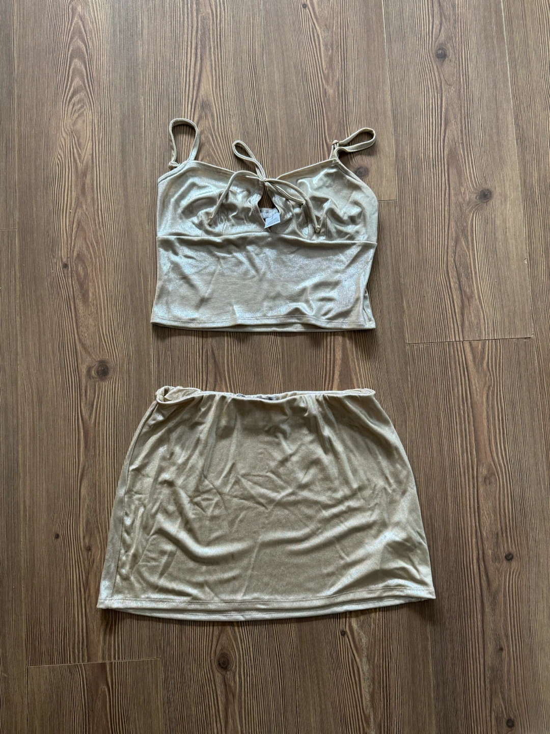 Going Out Top + Mini Skirt | Size Small - photo 2