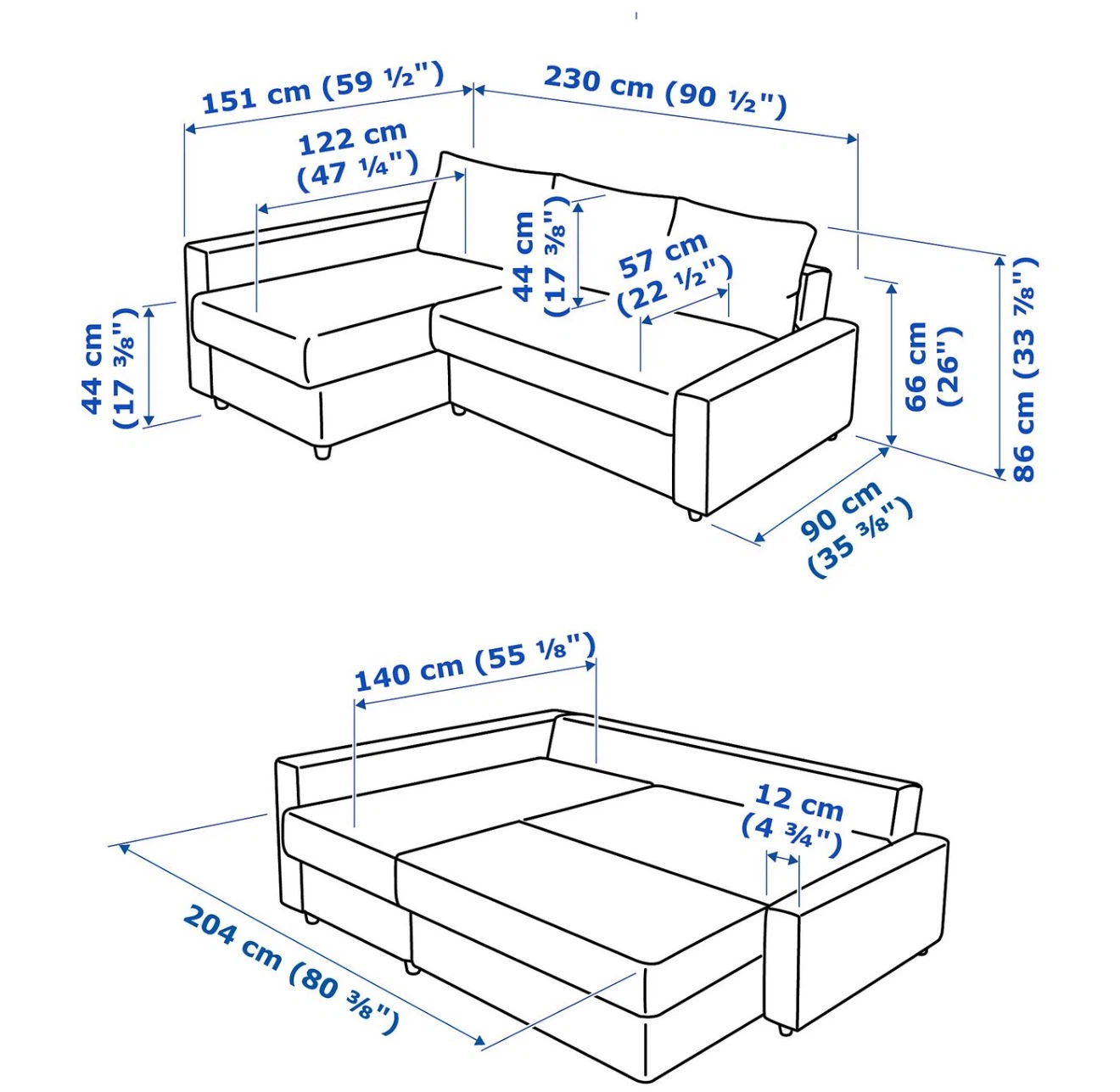 IKEA FRIHETEN Corner Sofa-bed - photo 2