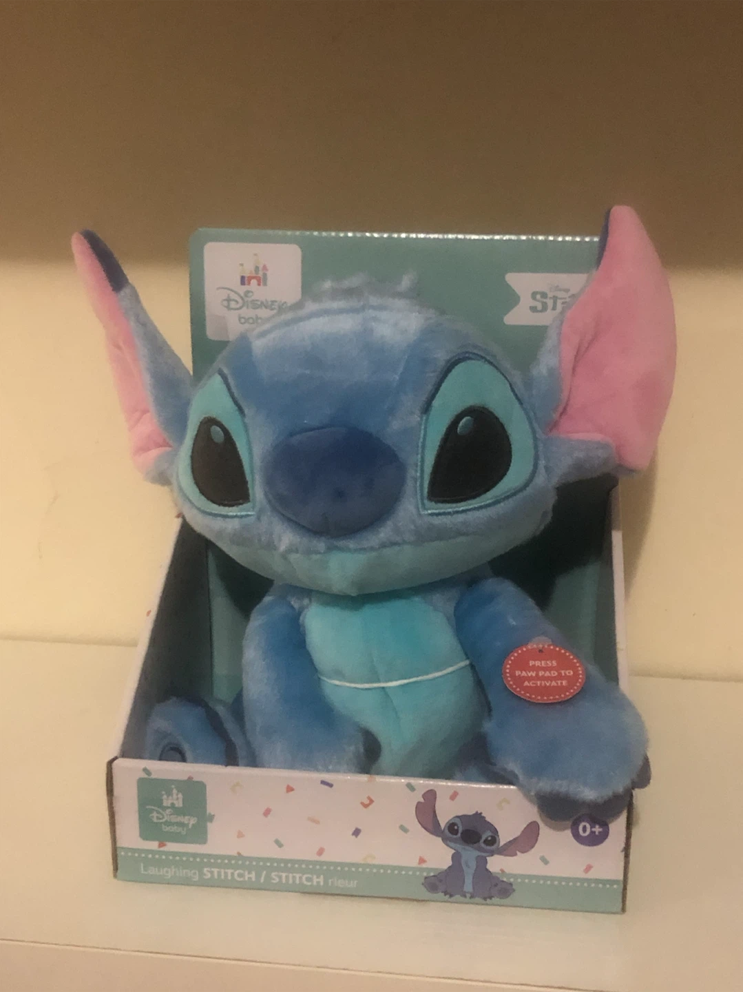 Disney Baby Laughing Stitch Plush Toy - photo 3