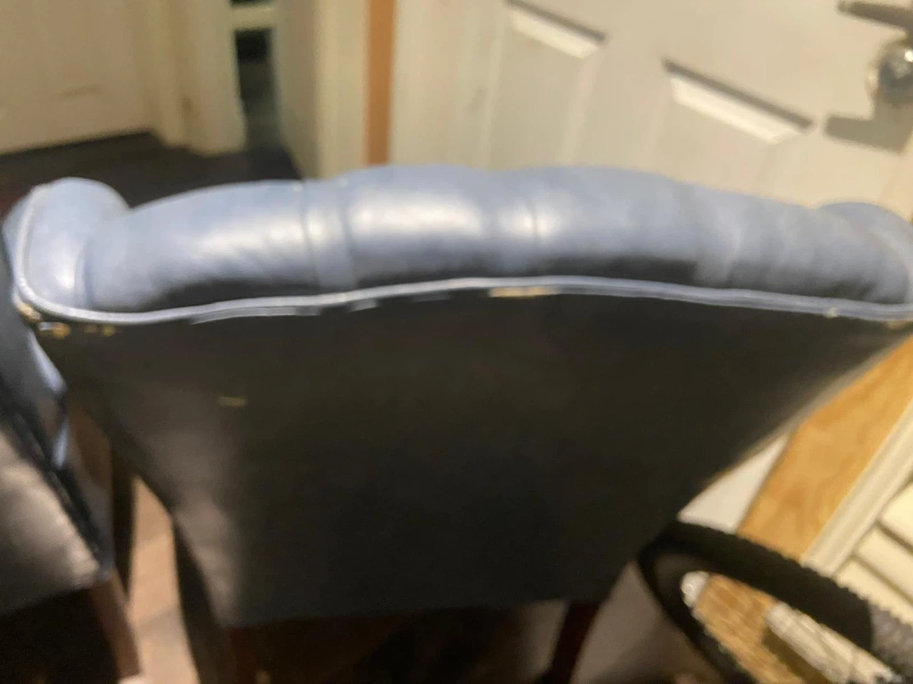 Blue Tufted Wingback Chairs (Set of 2) - photo 3