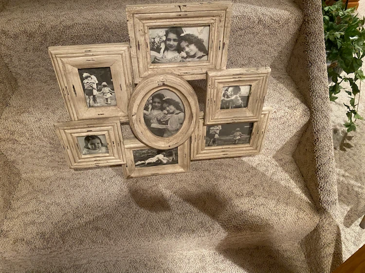 Collage Picture Frame - Distressed Wood Finish