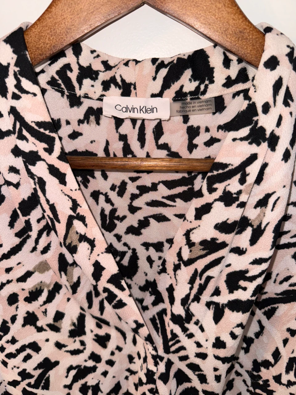 Calvin Klein Sleeveless Print Blouse - photo 4